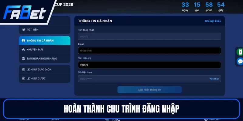 Đăng Nhập FABET Và Những Điều Cần Chú Ý Khi Thực Hiện